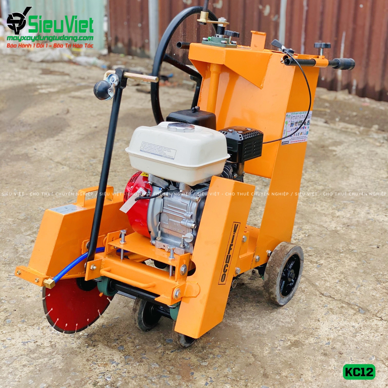 Máy cắt bê tông Vifuco KC12 động cơ Honda GX160