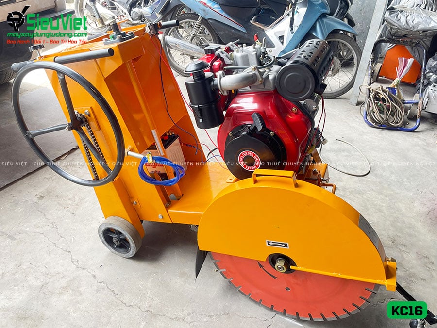 Máy cắt bê tông Vifuco KC16, động cơ Honda GX390