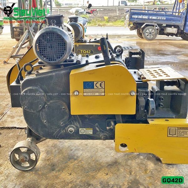 (Cũ) Máy cắt sắt GQ42D Trung Quốc - Điện 380v, 3 Pha