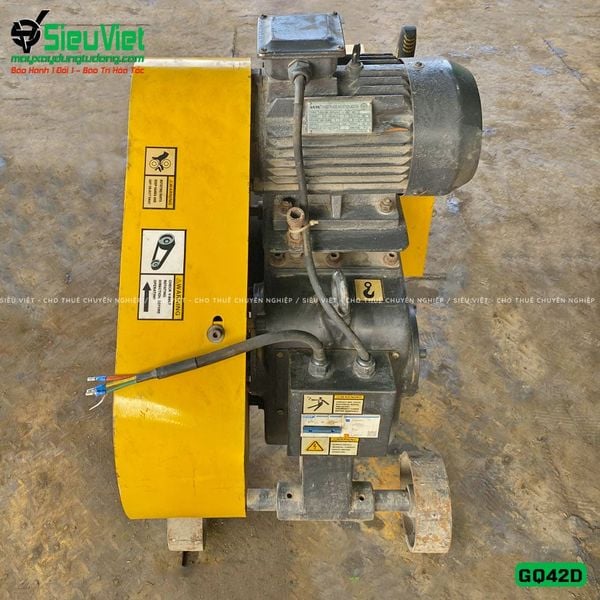 (Cũ) Máy cắt sắt GQ42D Trung Quốc - Điện 380v, 3 Pha