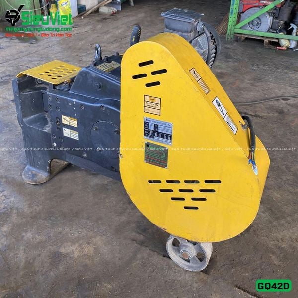 (Cũ) Máy cắt sắt GQ42D Trung Quốc - Điện 380v, 3 Pha