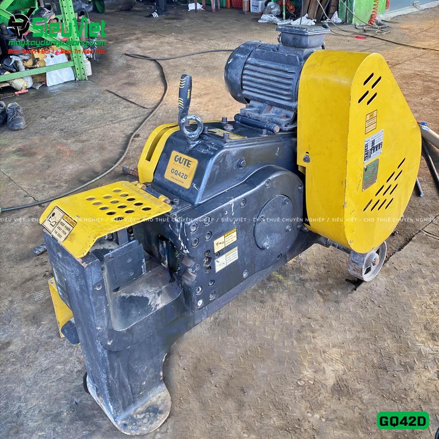 (Cũ) Máy cắt sắt GQ42D Trung Quốc - Điện 380v, 3 Pha