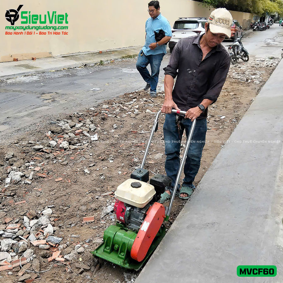 Máy đầm bàn MVCF60 Mikasa Nhật Bản cũ