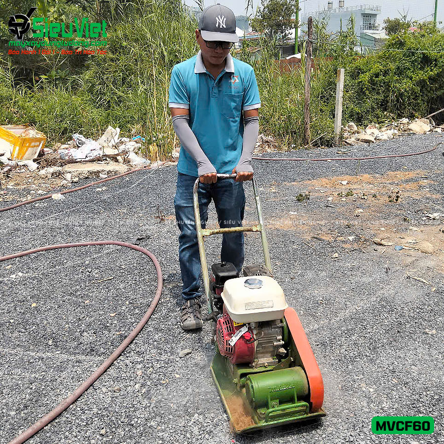 Máy đầm bàn MVCF60 Mikasa Nhật Bản cũ