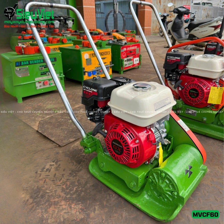 Máy đầm bàn MVCF60 Mikasa Nhật Bản (Động cơ xăng)