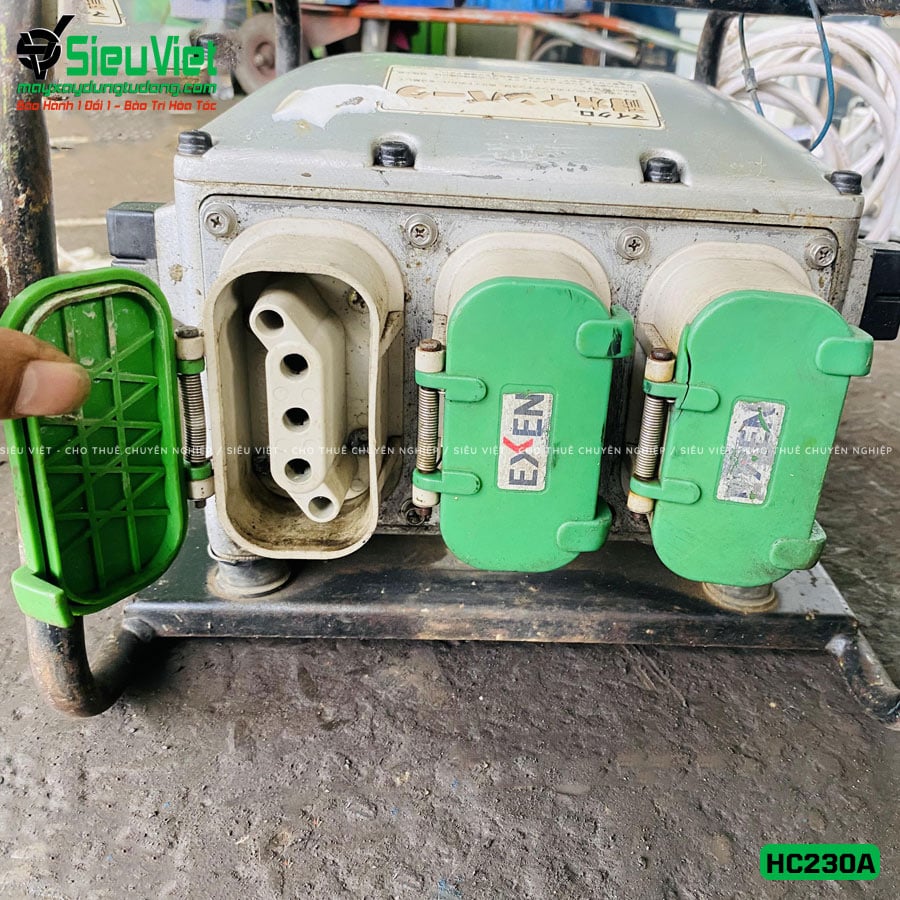 Máy đầm dùi biến tần 48V HC230A Exen Nhật Bản