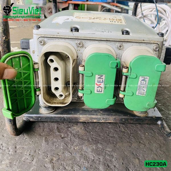 Máy đầm dùi biến tần 48V HC230A Exen Nhật Bản