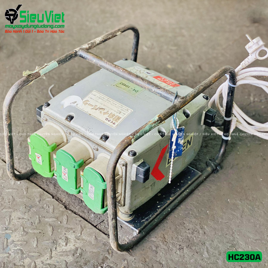 Máy đầm dùi biến tần 48V HC230A Exen Nhật Bản