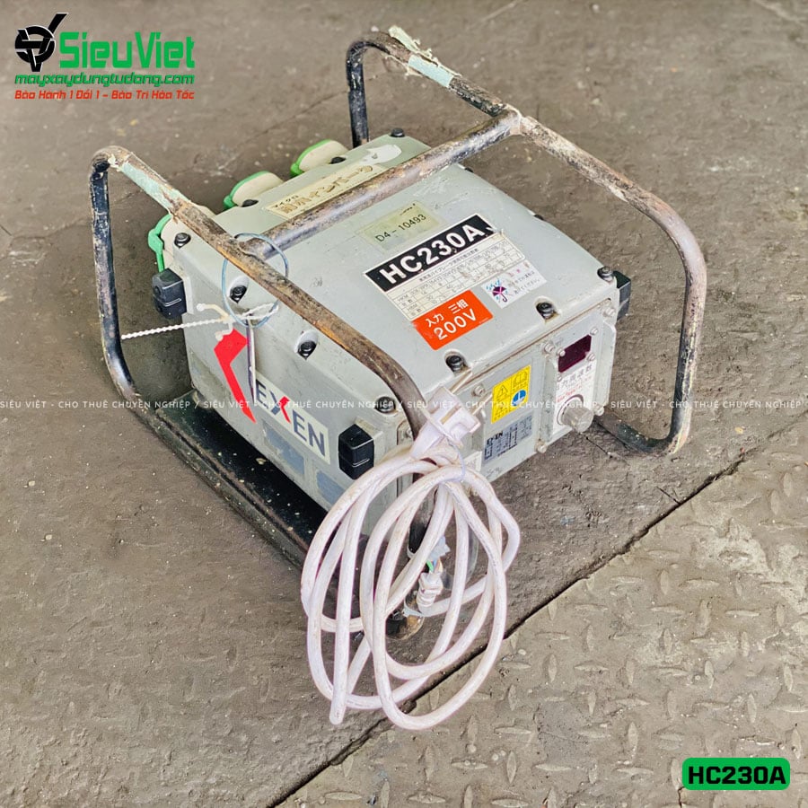 Máy đầm dùi biến tần 48V HC230A Exen Nhật Bản