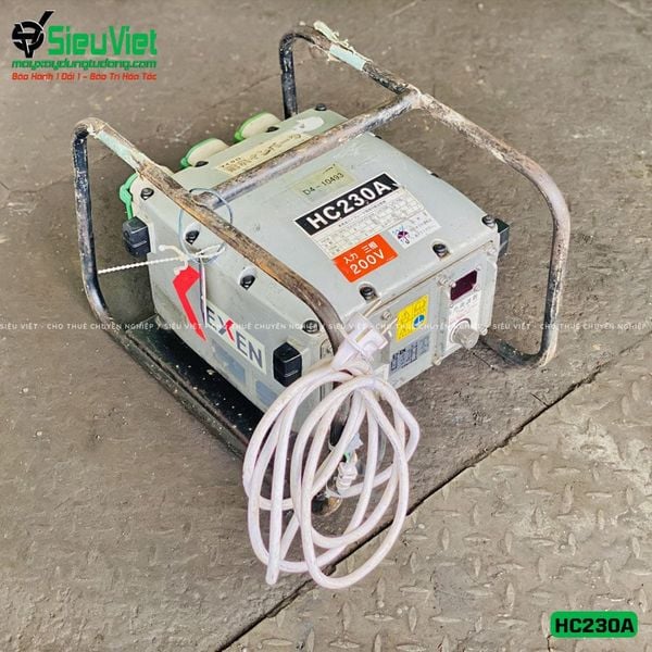 Máy đầm dùi biến tần 48V HC230A Exen Nhật Bản