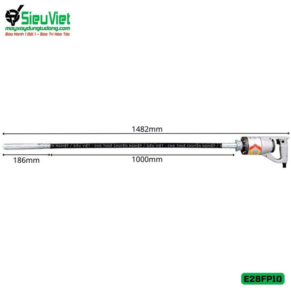 Máy đầm dùi tay E28FP10 Exen Nhật Bản