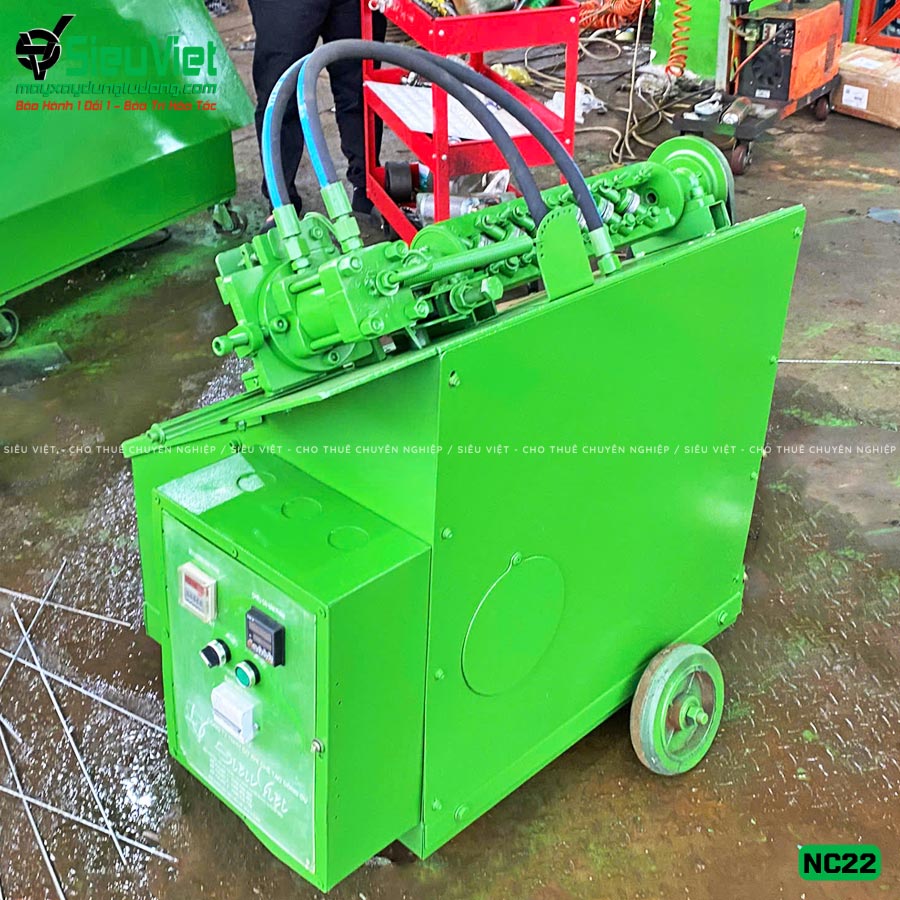 Máy duỗi cắt sắt tự động NC22 phi 6 > 8mm