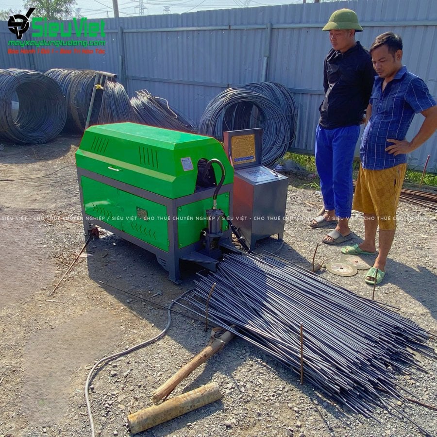 Máy duỗi cắt sắt tự động