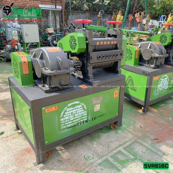 Máy duỗi sắt phế liệu phi 6 > 16mm SVR616C (Điện 380V, 3 Pha)