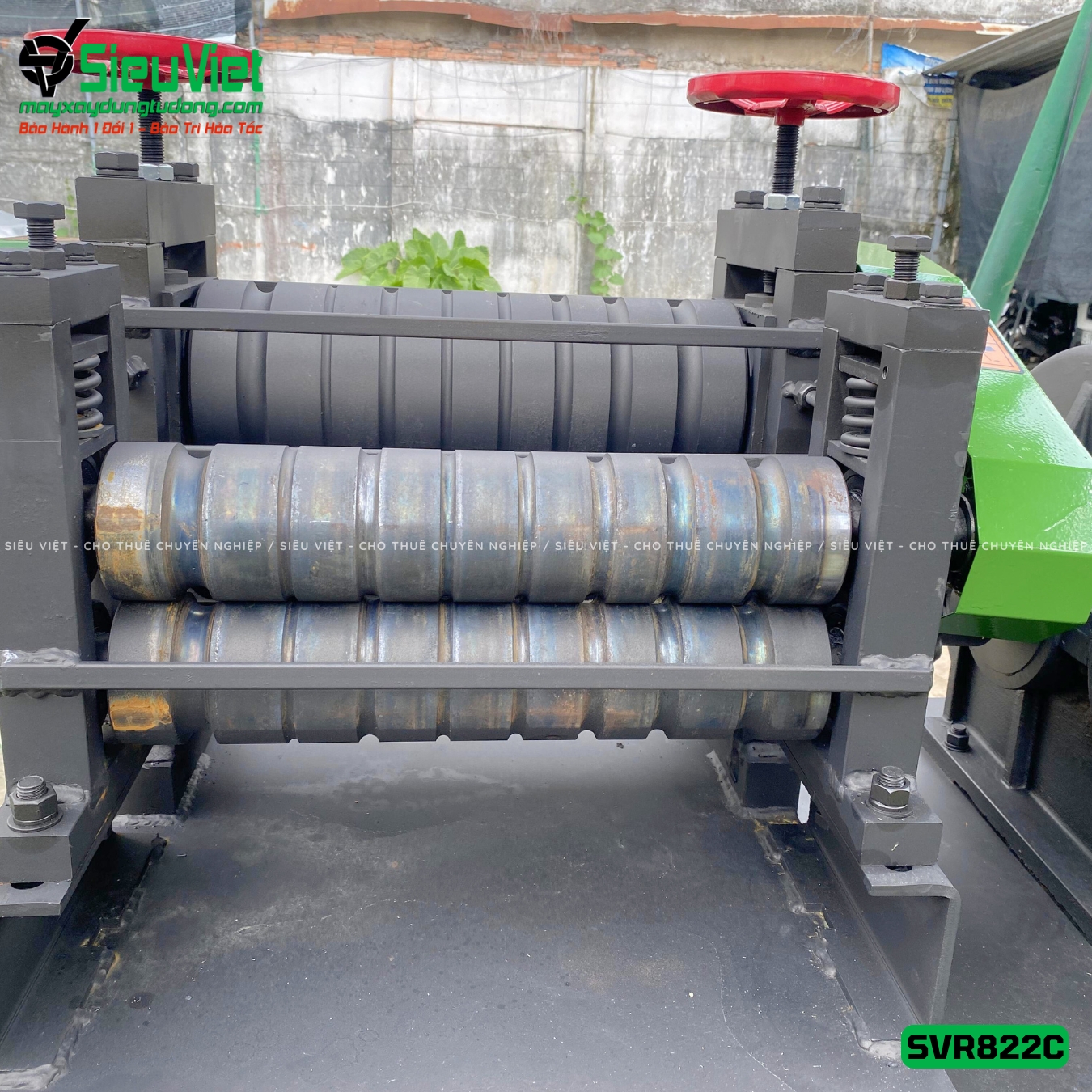 Máy duỗi sắt phế liệu phi 8 > 22mm SVR822C