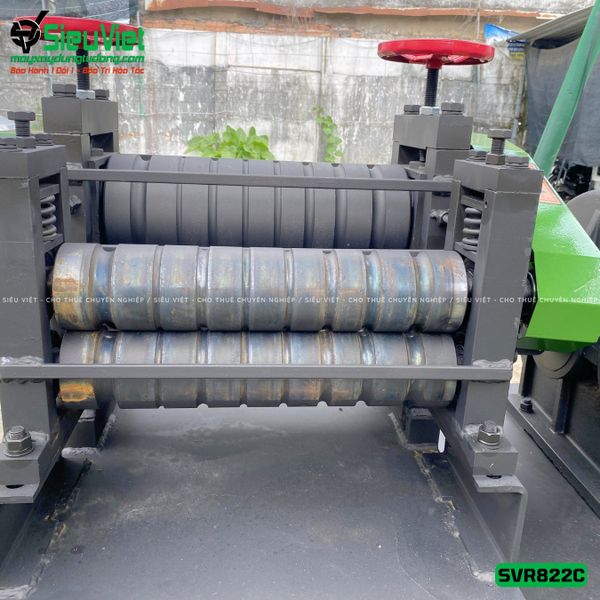 Máy duỗi sắt phế liệu phi 8 > 22mm SVR822C