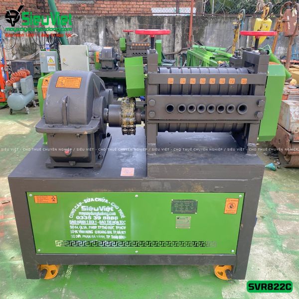 Máy duỗi sắt phế liệu phi 8 > 22mm SVR822C