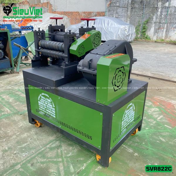 Máy duỗi sắt phế liệu phi 8 > 22mm SVR822C