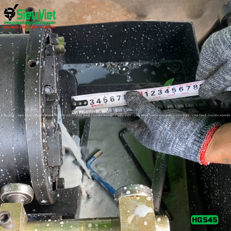 Máy tiện ren HGS45 Trung Quốc - Điện 380V, 3 Pha