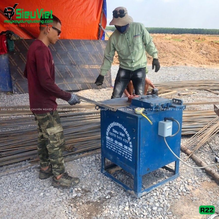 Máy uốn tròn sắt R22 giao thuê tháng tại Châu Thành, Bến Tre