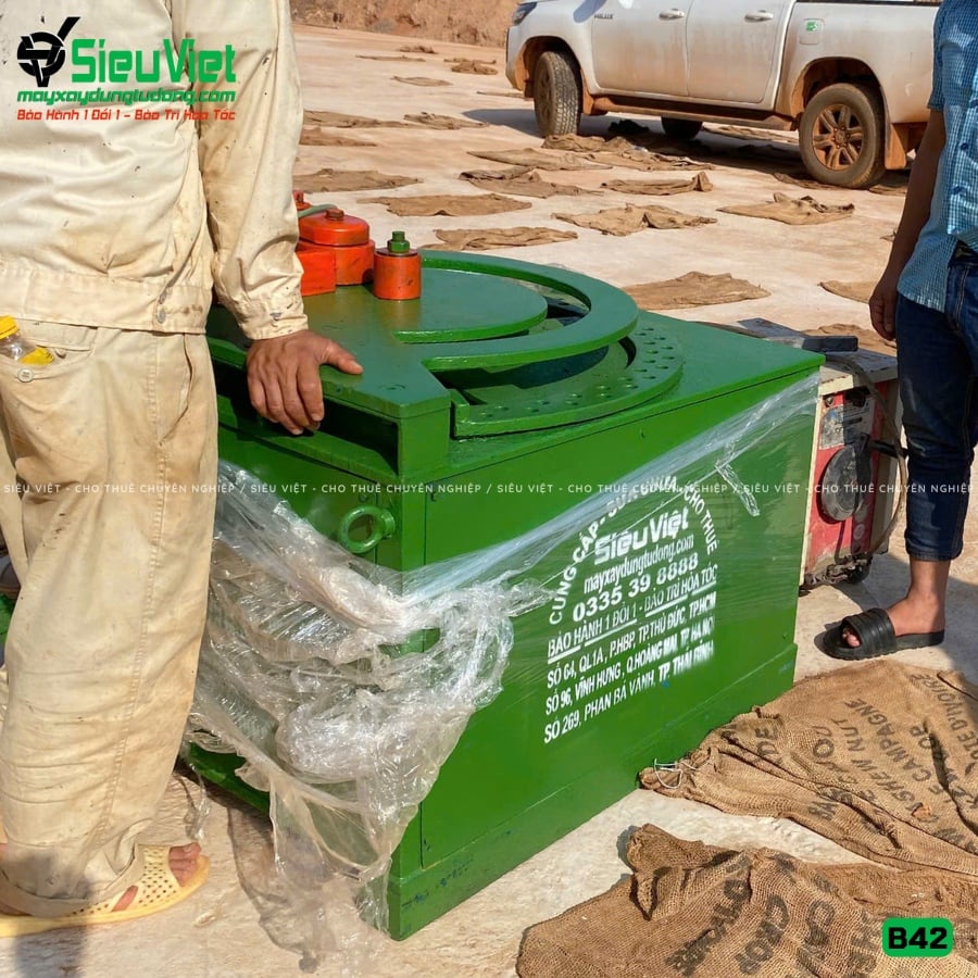 Máy uốn sắt B42 Nhật Bản cũ giao bán tại Cẩm Mỹ, Đồng Nai