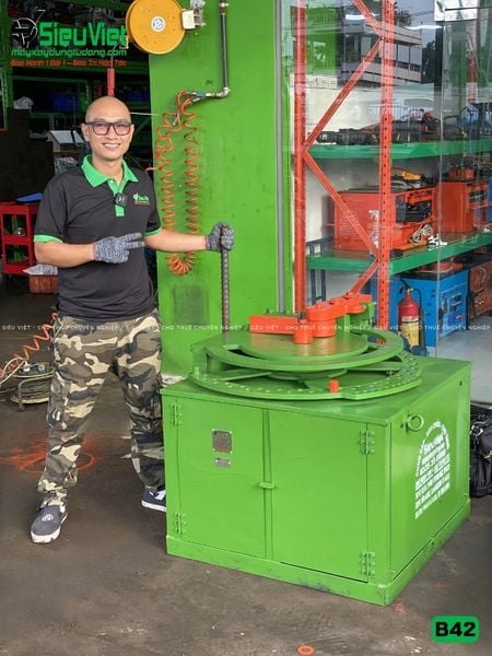Máy uốn sắt B42 Nhật Bản cũ tại Siêu Việt