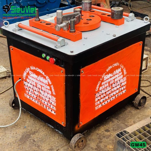 Máy uốn sắt GW45 Trung Quốc - Điện 380V, 3 Pha cũ