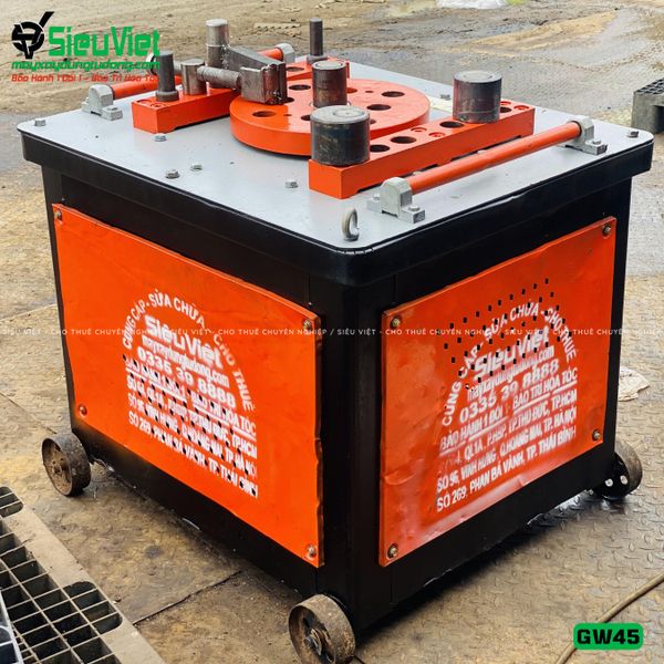Máy uốn sắt GW45 Trung Quốc - Điện 380V, 3 Pha cũ