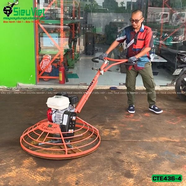 Máy xoa nền đơn CTE436-4 Conmec Trung Quốc