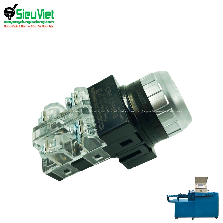 Nút chạy tự động nhấn nhả máy bẻ đai sắt