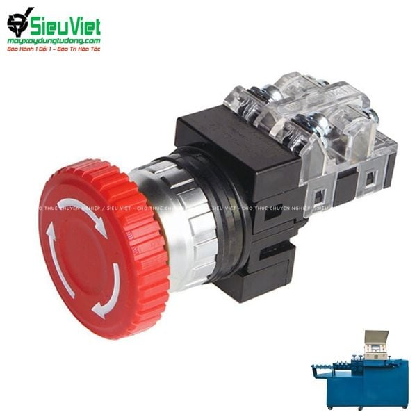 Nút chạy tự động nhấn nhả máy bẻ đai sắt