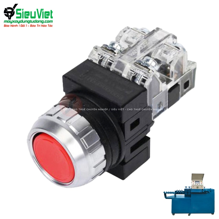 Nút nhấn nhả dừng máy bẻ đai sắt