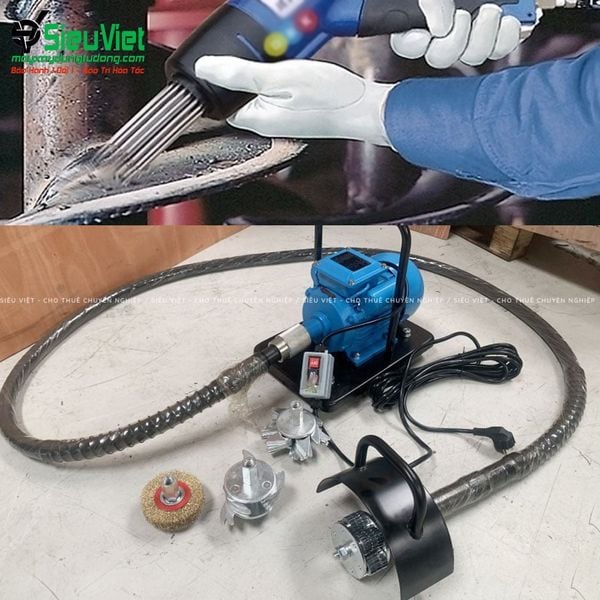 Phương pháp tẩy gỉ sắt bằng máy đánh gỉ