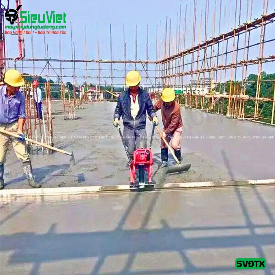 Máy đầm thước động cơ xăng GX35 SVĐTX