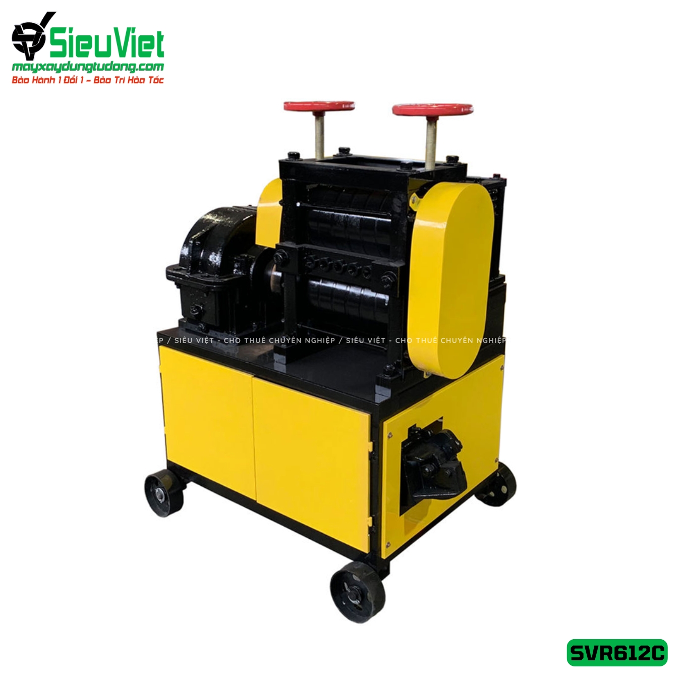máy duỗi sắt phế liệu sắt rối SVR612C
