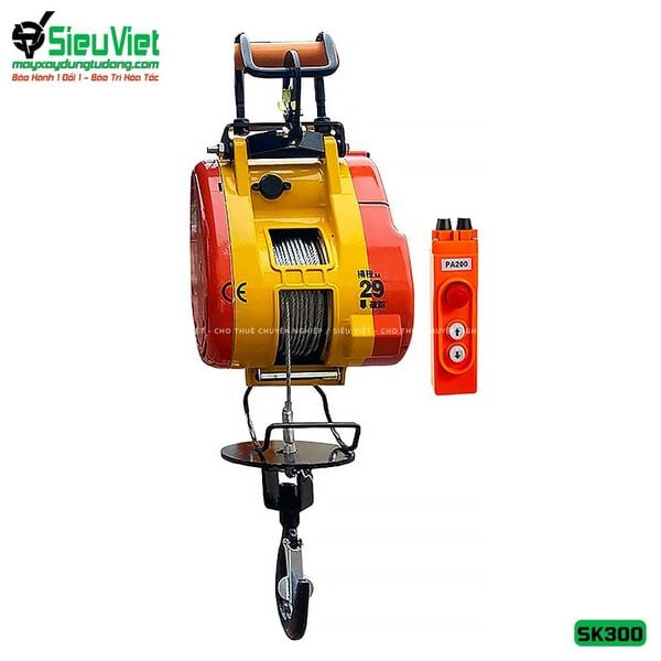 (Cho Thuê Ngày) Tời treo mini SK300