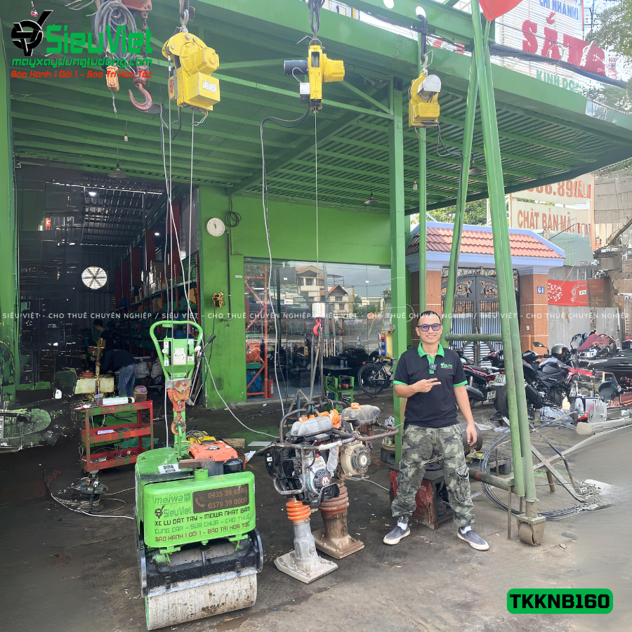 Tời treo mini tốc độ cao nhật bản TKKNB160 (1 móc tải 100kg, 40m/phút)