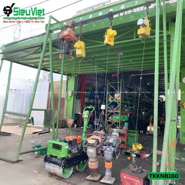 Tời treo mini tốc độ cao nhật bản TKKNB160 (1 móc tải 100kg, 40m/phút)