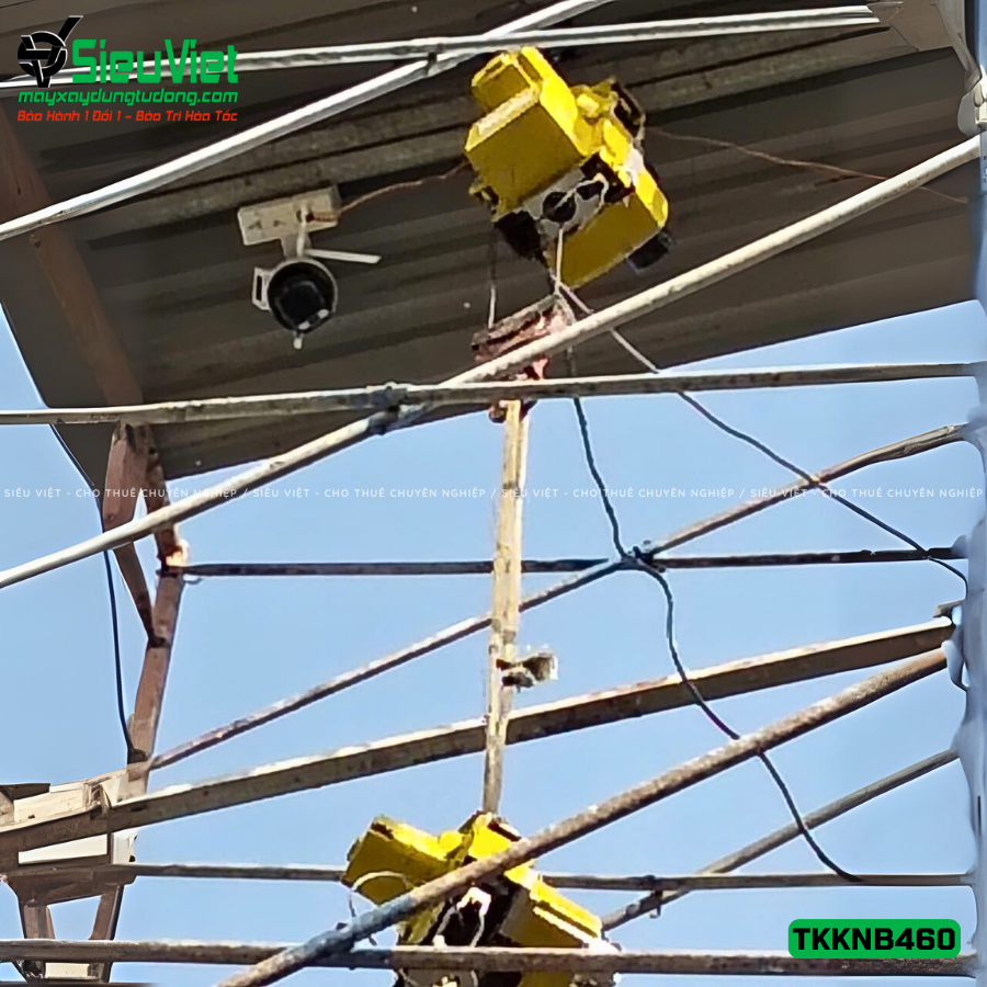Tời treo mini tốc độ cao Nhật Bản TKKNB460 (2 MÓC TẢI 500KG, 7M/PHÚT)