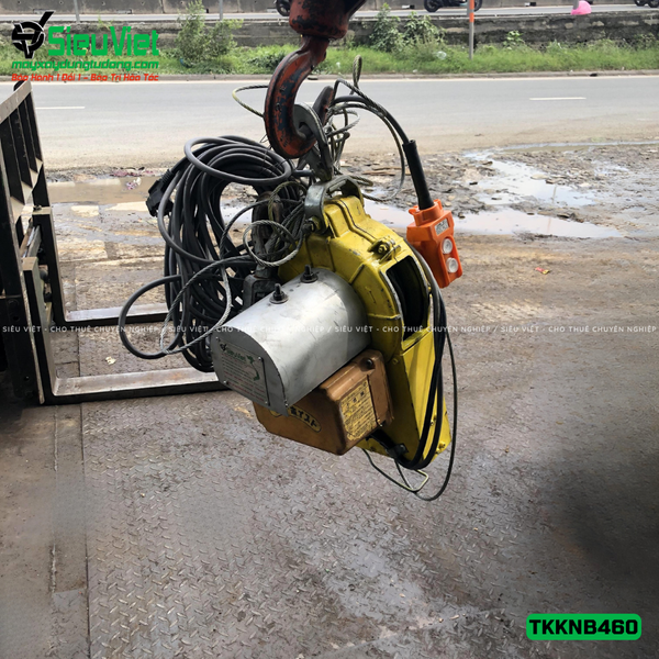 Tời treo mini tốc độ cao Nhật Bản TKKNB460 (2 MÓC TẢI 500KG, 7M/PHÚT)