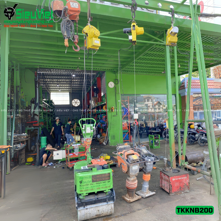 Tời treo mini tốc độ cao Nhật Bản TKKNB200 (1 MÓC TẢI 150KG, 24M/PHÚT)