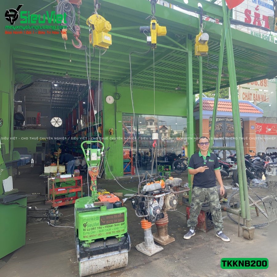 Tời treo mini tốc độ cao Nhật Bản TKKNB200 (1 MÓC TẢI 150KG, 24M/PHÚT)