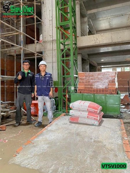 Vận thăng nâng hàng tải trọng 1000Kg - VTSV1000