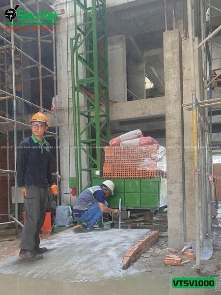Vận thăng nâng hàng tải trọng 1000Kg - VTSV1000