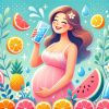 Lợi ích bất ngờ của việc uống nước khi mang thai?