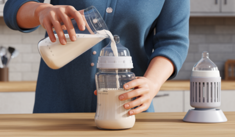 Pha sữa công thức bằng nước ấm hay nước sôi? Sự thật cha mẹ cần biết