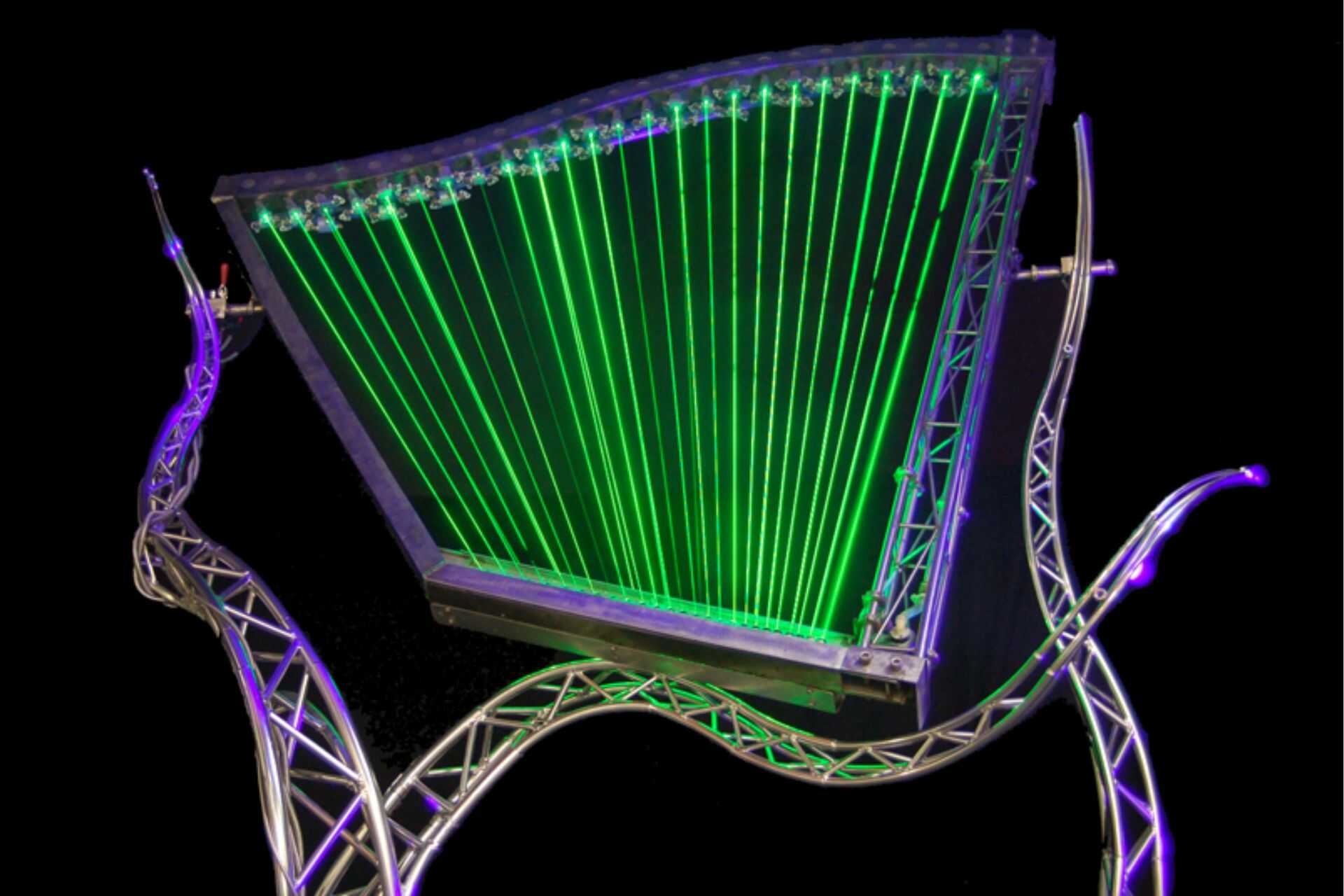 Đàn Harp Laser (Laser Harp): Nhạc cụ tương lai với ánh sáng và âm thanh