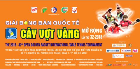 THÔNG BÁO : GIẢI CÂY VỢT VÀNG NĂM 2018