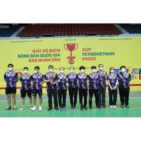 KẾT THÚC GIẢI VÔ ĐỊCH BÓNG BÀN TOÀN QUỐC BÁO NHÂN DÂN LẦN THỨ 39