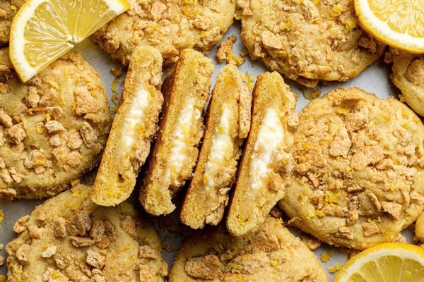 Lemon Raspberry Cheesecake Cookies